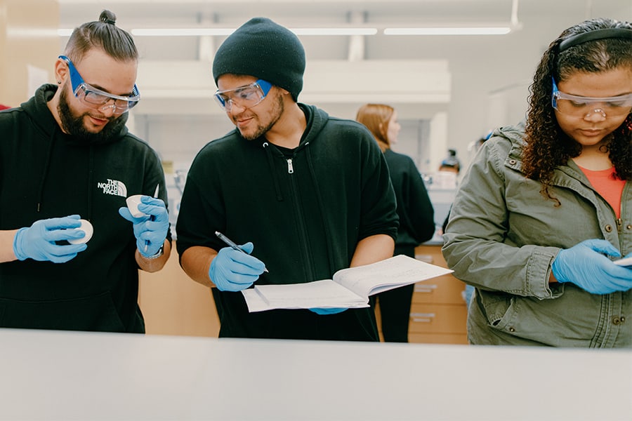 UMass Boston Science Students